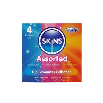 Skins assorted condoms 4's thumbnail 2