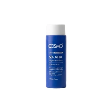 Cosmo 5% aha liquid exfoliant glycolic acid 120ml