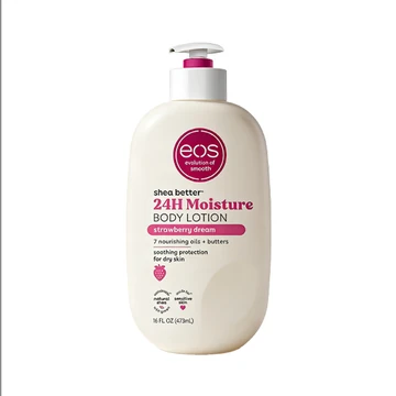 Eos shea butter 24h moisture lotion (strawberry dream) 473ml thumbnail 3