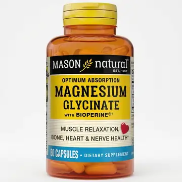 Mason natural magnesium glycinate with bio caps 60's