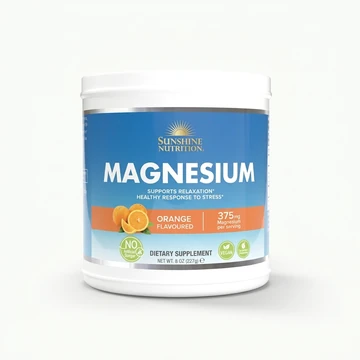 Sunshine nutrition magnesium orange flavour 227gm