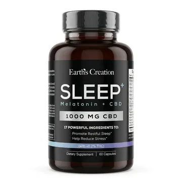 Earth's creation sleep (melatonin+cbd) caps 60's