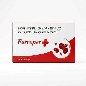 Ferroper plus caps 30's