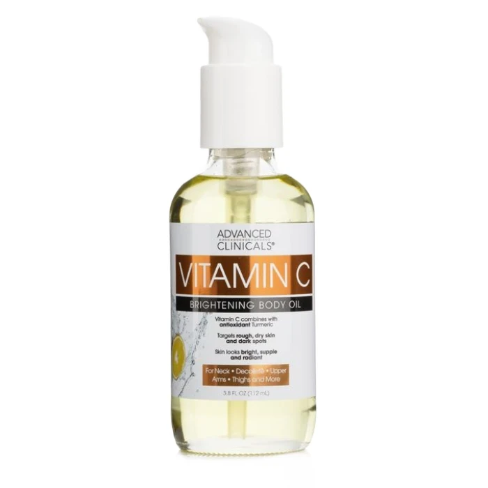 Advanced clinicals vitamin c brightening body oil 112ml