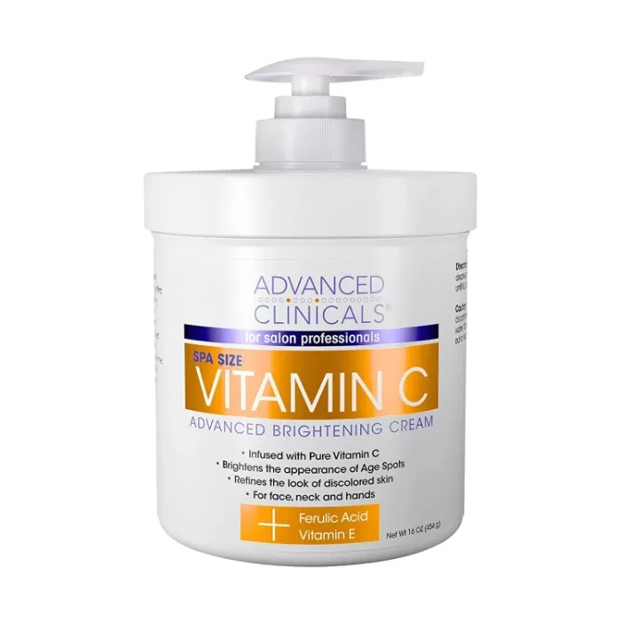 Advanced clinicals vitamin c brightening cream 16oz