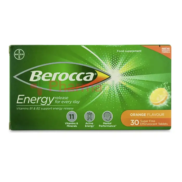 Berocca effervescent tablets orange 30's