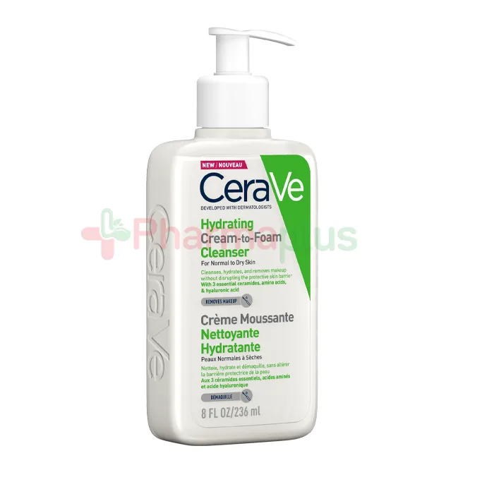 Cerave hydrating cream to foam cleanser 236ml