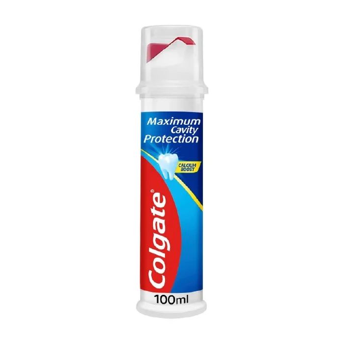 Colgate toothpaste pump cool max cavity 100ml