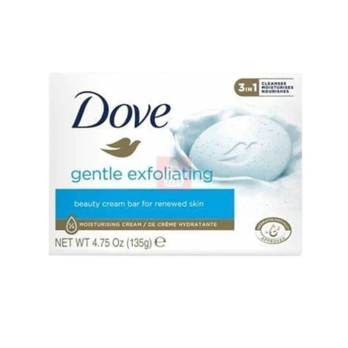 Dove beauty gentle exfoliating soap 135g