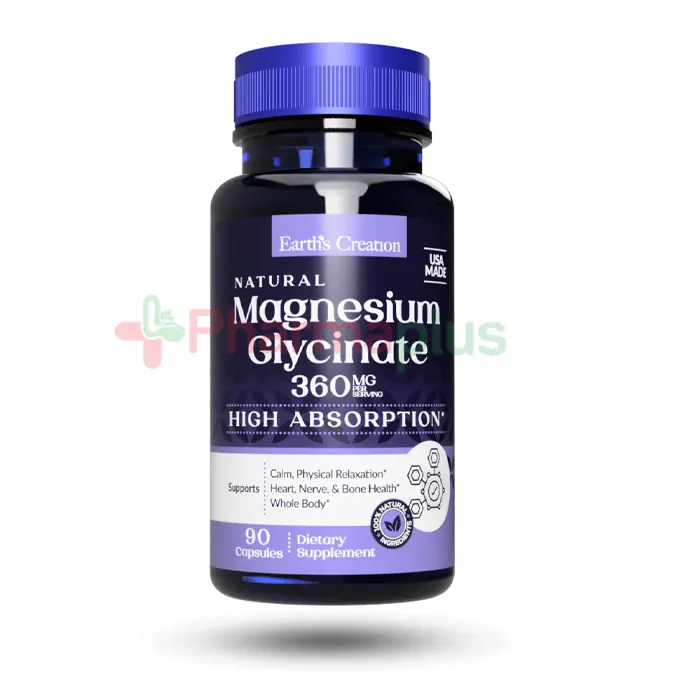 Earth's creation magnesium glycinate 360mg 90's