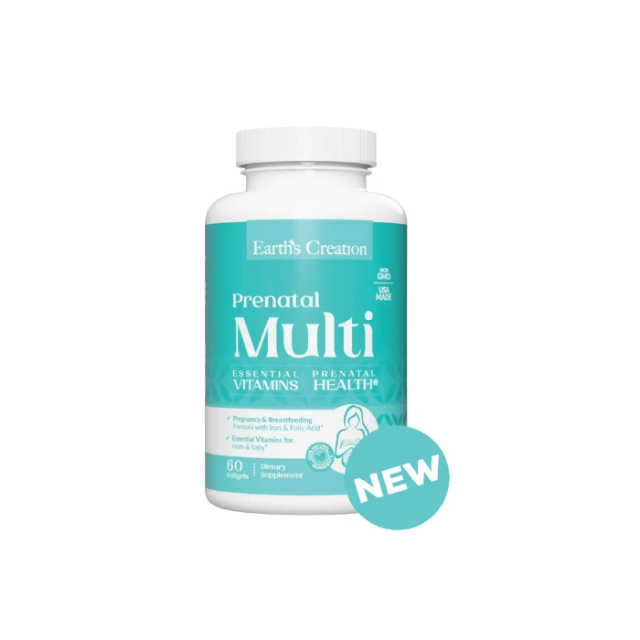 Earth's creation prenatal multivit+dha gels 60's
