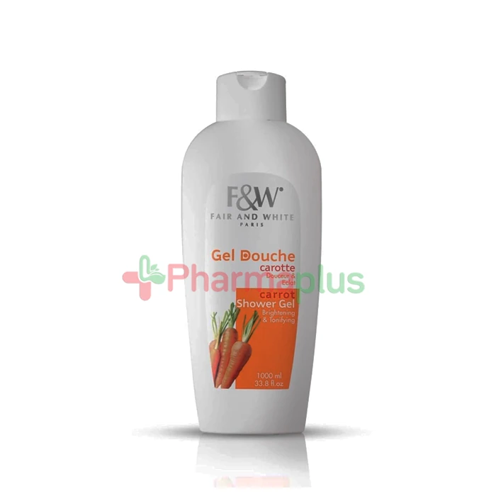 Fair and white carrot shower gel 250ml