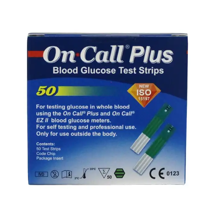 On call plus glucose strips 50s