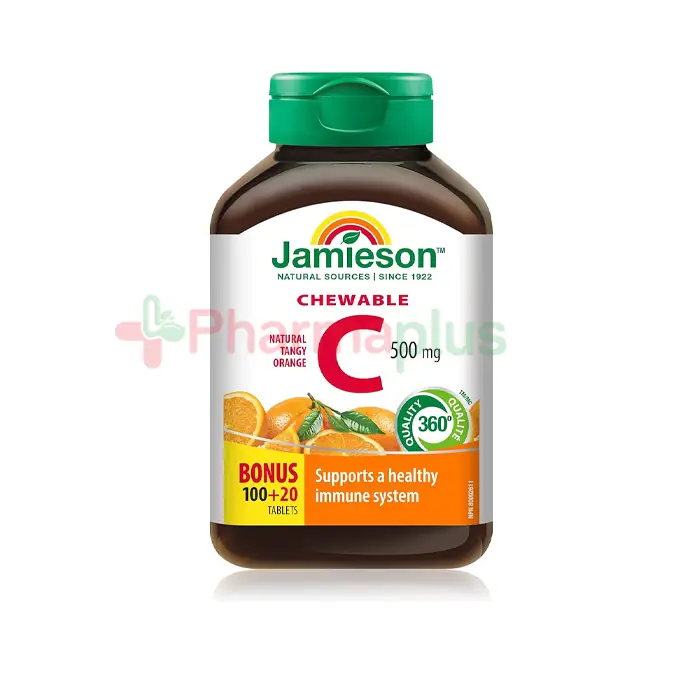Jamieson chewable viatmin c tablets 500 MG 120s