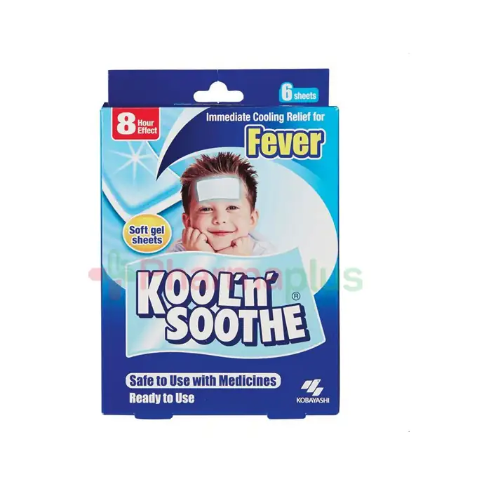 Kool n soothe fever cooling gel sheet kids