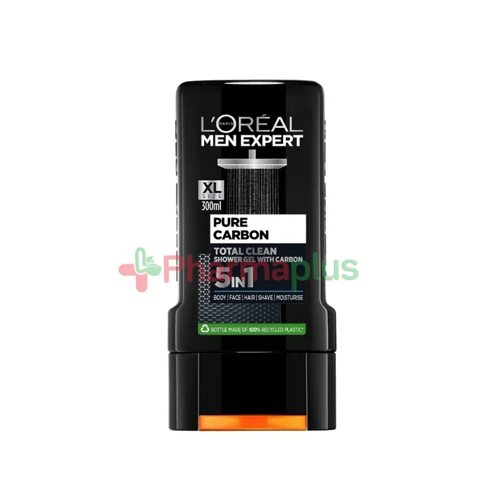 Loreal men expert pure carbon total clean 5 in 1 shower gel 300ml