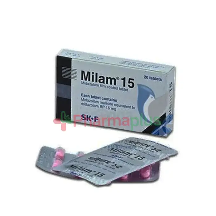 Milam 15mg tabs 20s