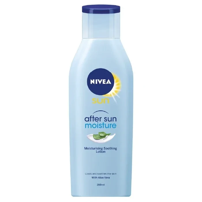 Nivea after sun moisturizing lotion with aloe vera 200ml