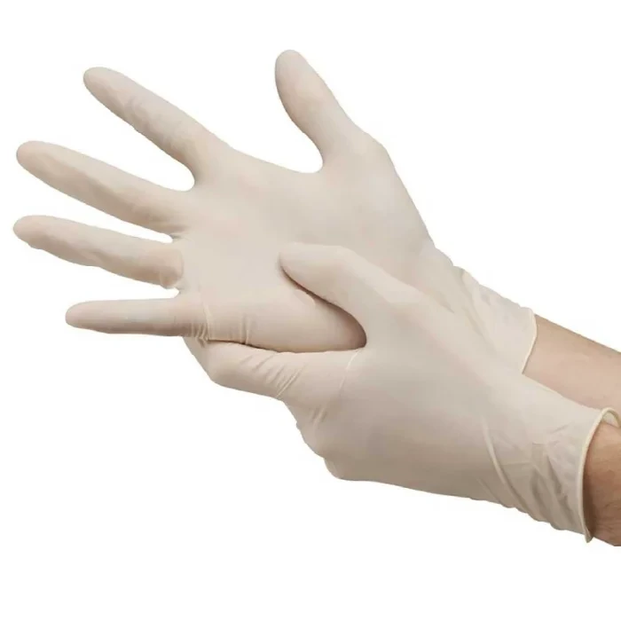 Non powder latex gloves medium