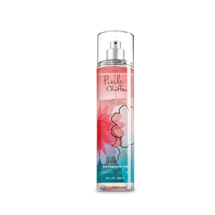 Bath and body works pink chiffon body mist 236ml