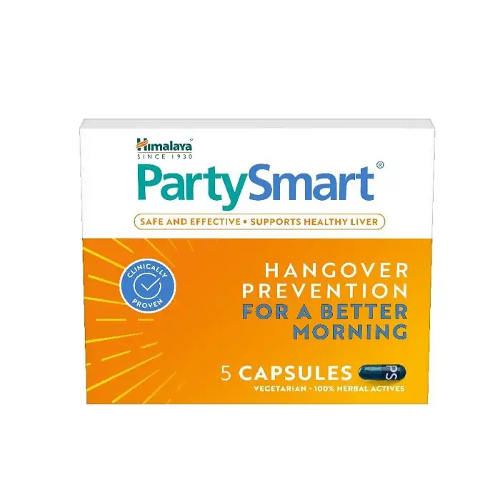 Partysmart hangover prevention capsules 5's