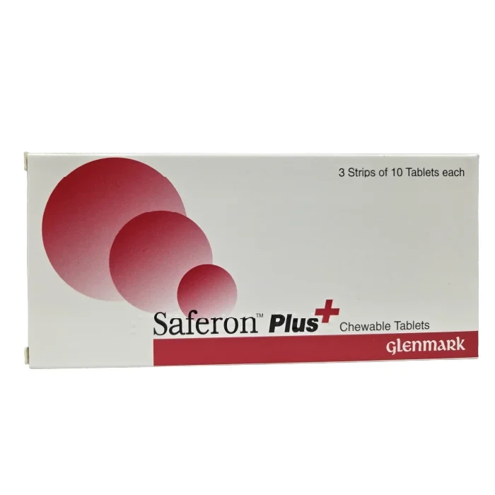 Saferon chewable tablets 30`s