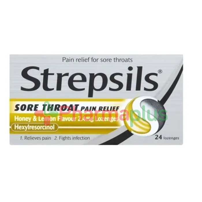 Strepsils sore throat pain relief 24s`