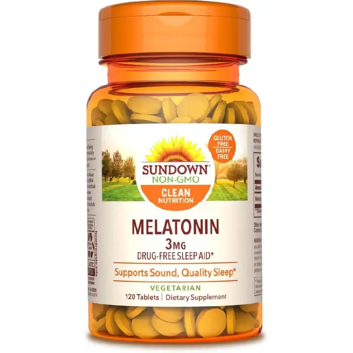 Sundown melatonin 3mg 120s