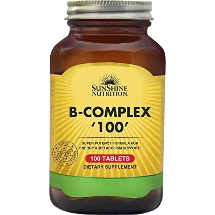 Sunshine nutrition b-complex 100 tablets 100's