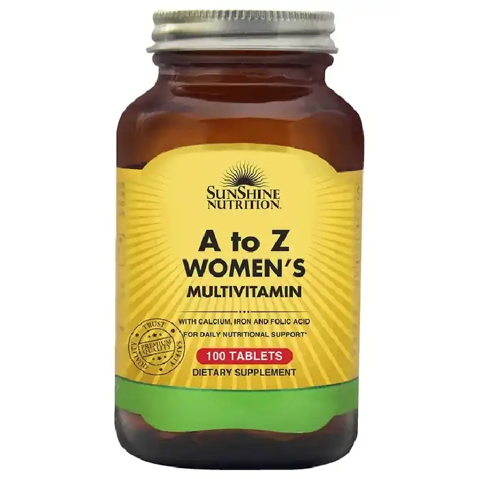 Sunshine nutrition a-z women's multivitamins 100's