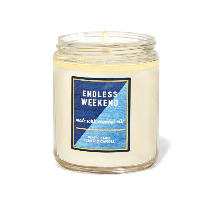 White barn endless weekend 1 wick candle 198g