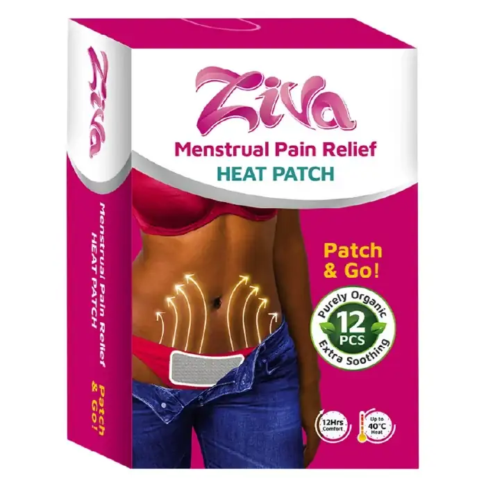 Ziva period pain relief heat patch 12s