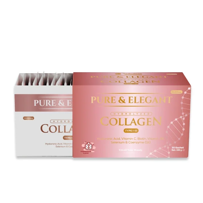 Wellvalens hydrolyzed collagen 10,000mg satchets 30s